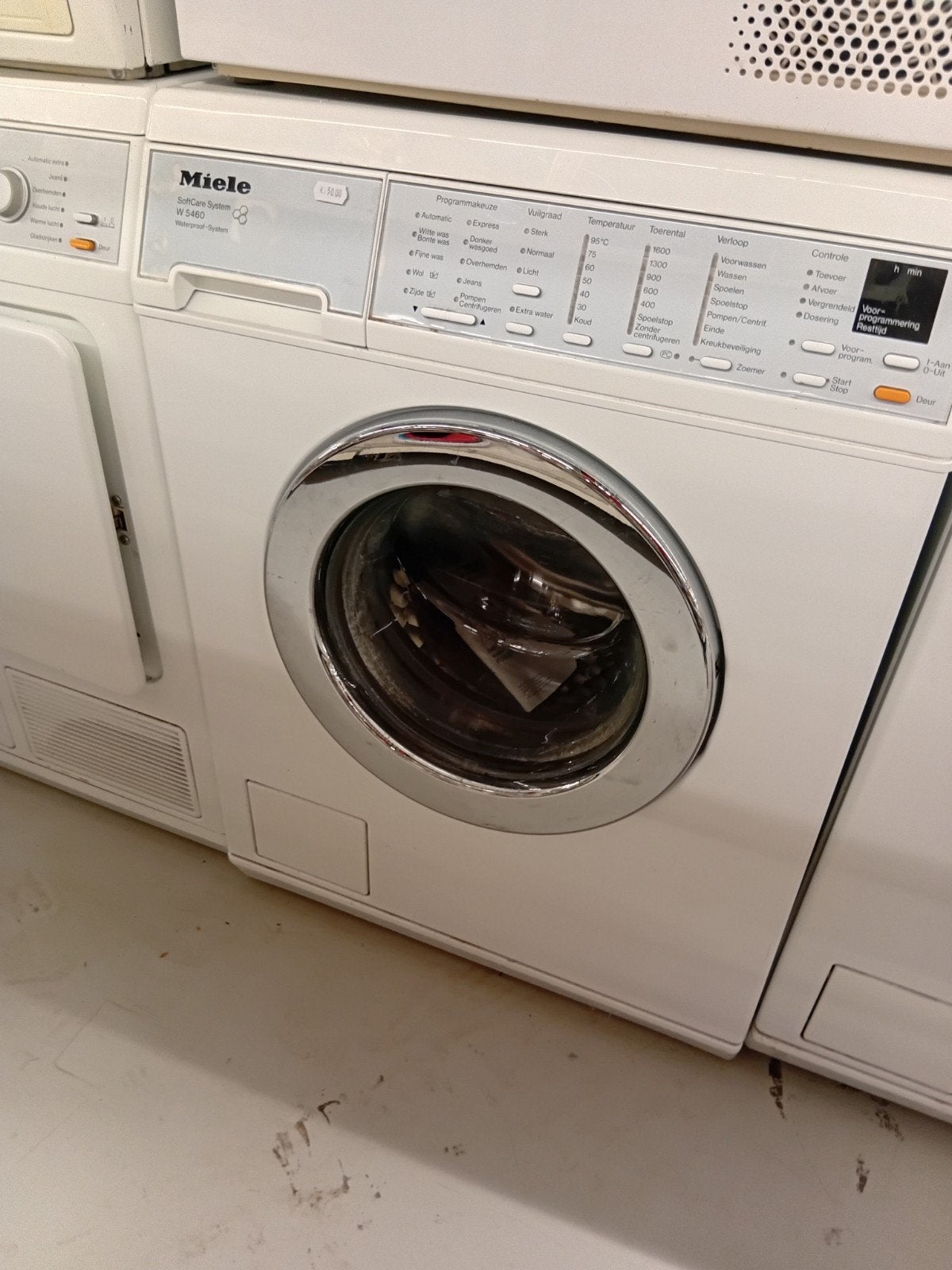 Miele W 2460 SoftCare System Wasmachine, Ophalen, 6 tot 8 kg, Gebruikt, 1600 toeren of meer