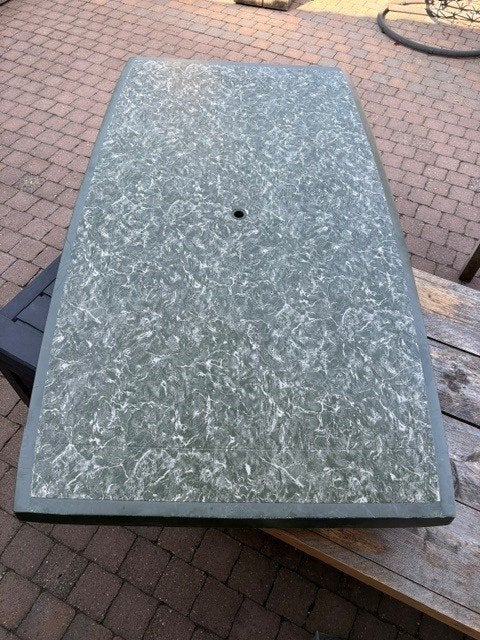 Hartman tuintafel, Tuin en Terras, Tuintafels, Ophalen, Gebruikt, Rechthoekig, Kunststof