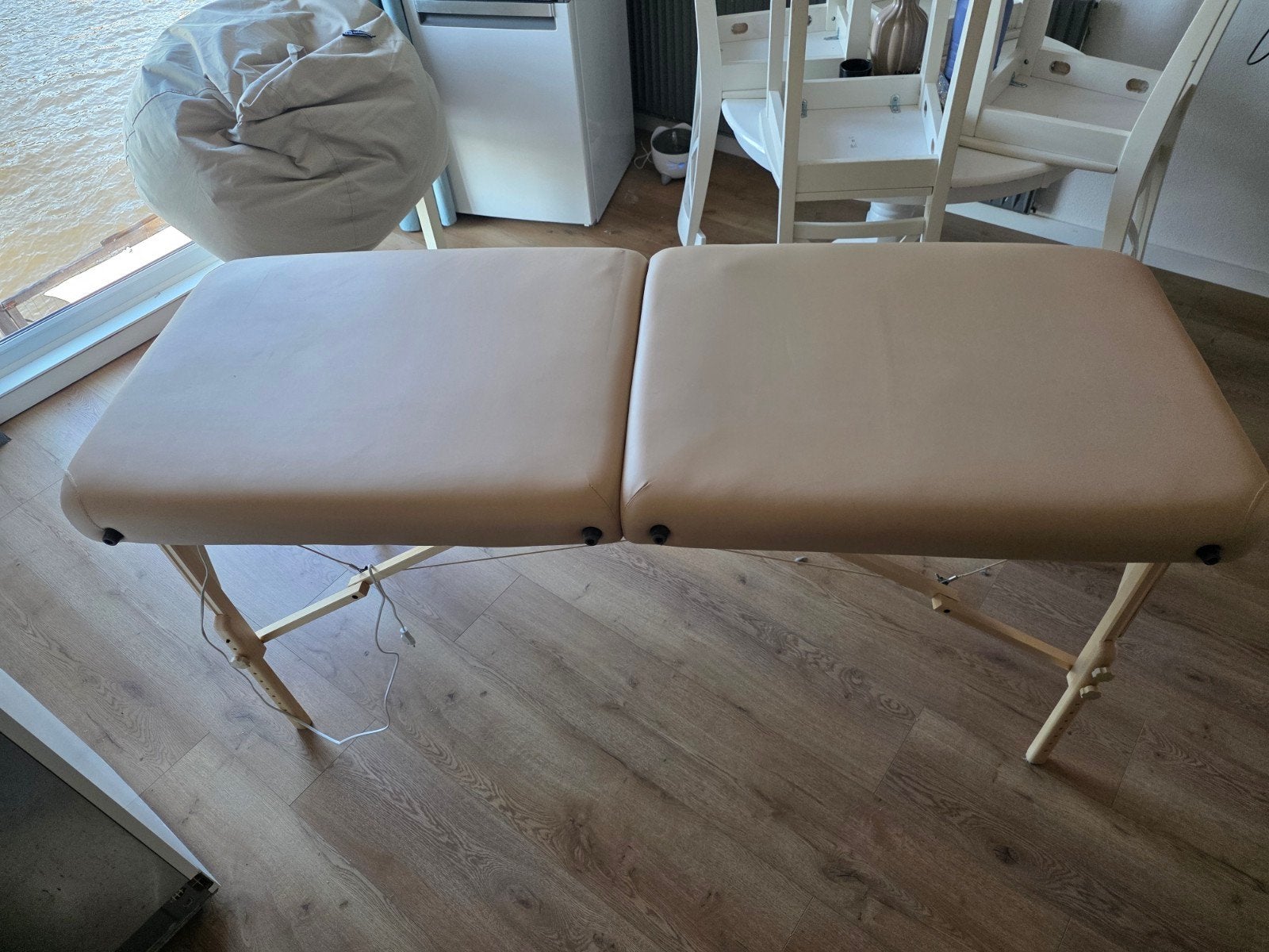 verwarmd massagebed, Sport en Fitness, Ophalen of Verzenden, Zo goed als nieuw, Massagestoel of Kussen