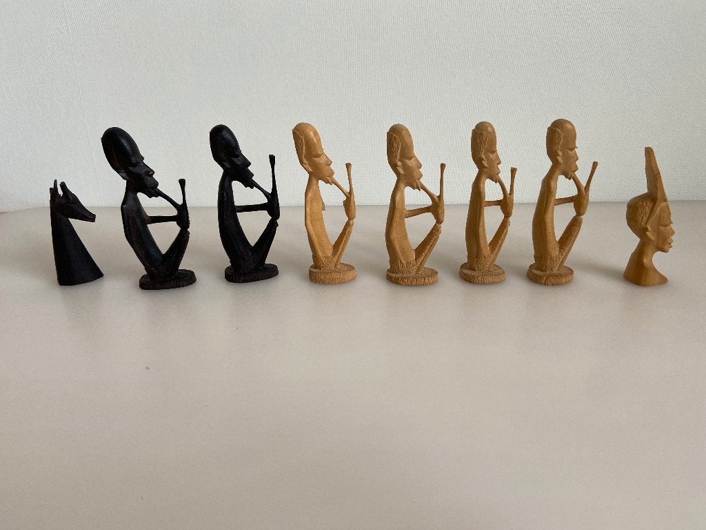 Afrikaanse beeldjes/figuren, Ophalen of Verzenden, Gebruikt, Overige typen