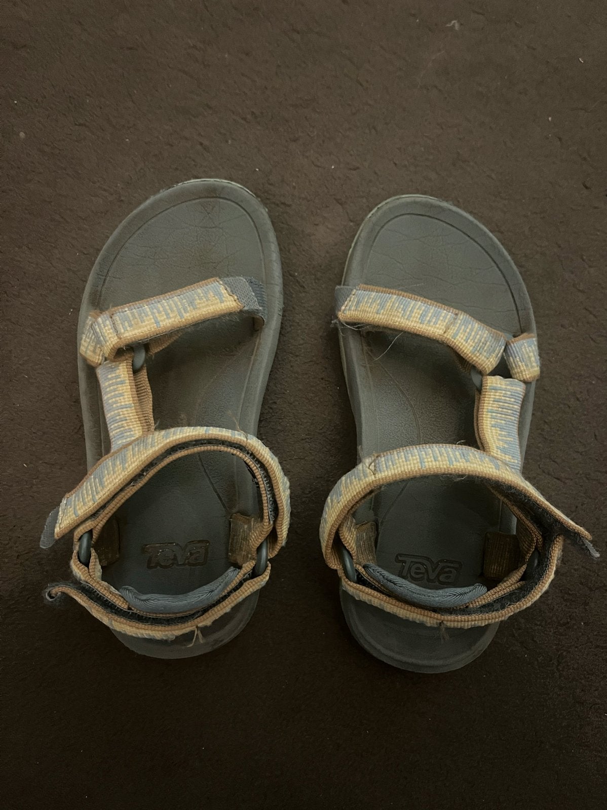 Teva sandalen voor kids - maat 31 - blauw/gebroken wit, Ophalen of Verzenden, Gebruikt, Jongen of Meisje, Schoenen