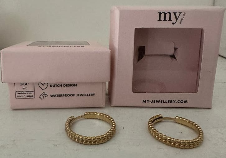 My Jewellery 2 aanschuifringen verguld Zgan, Sieraden, Tassen en Uiterlijk, Overige materialen, Ophalen of Verzenden, Zo goed als nieuw