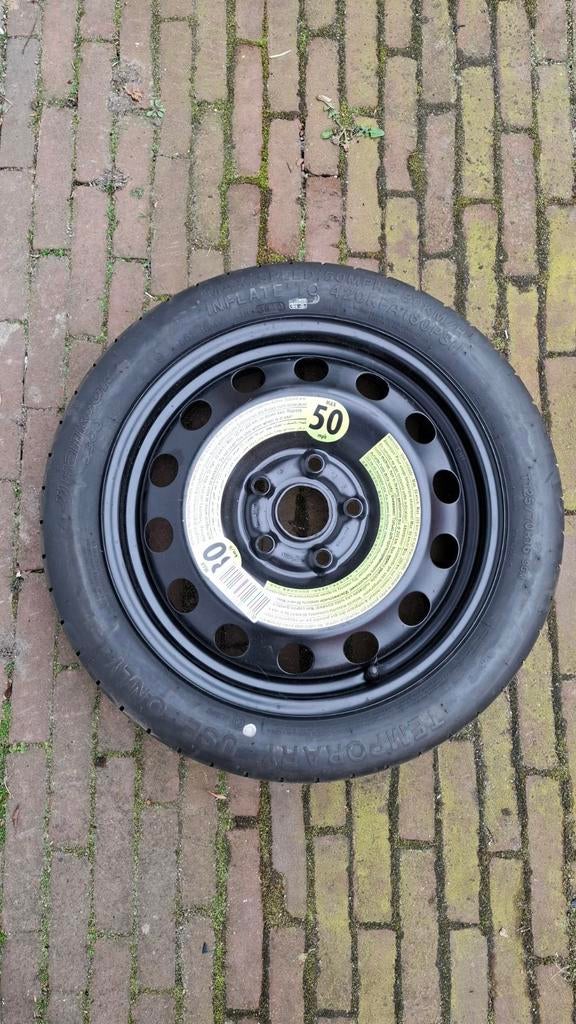 Reservewiel golf 5 6 7 thuiskomer 16inch origineel 5x112, Auto-onderdelen, Banden en Velgen, Gebruikt, 16 inch, Banden en Velgen