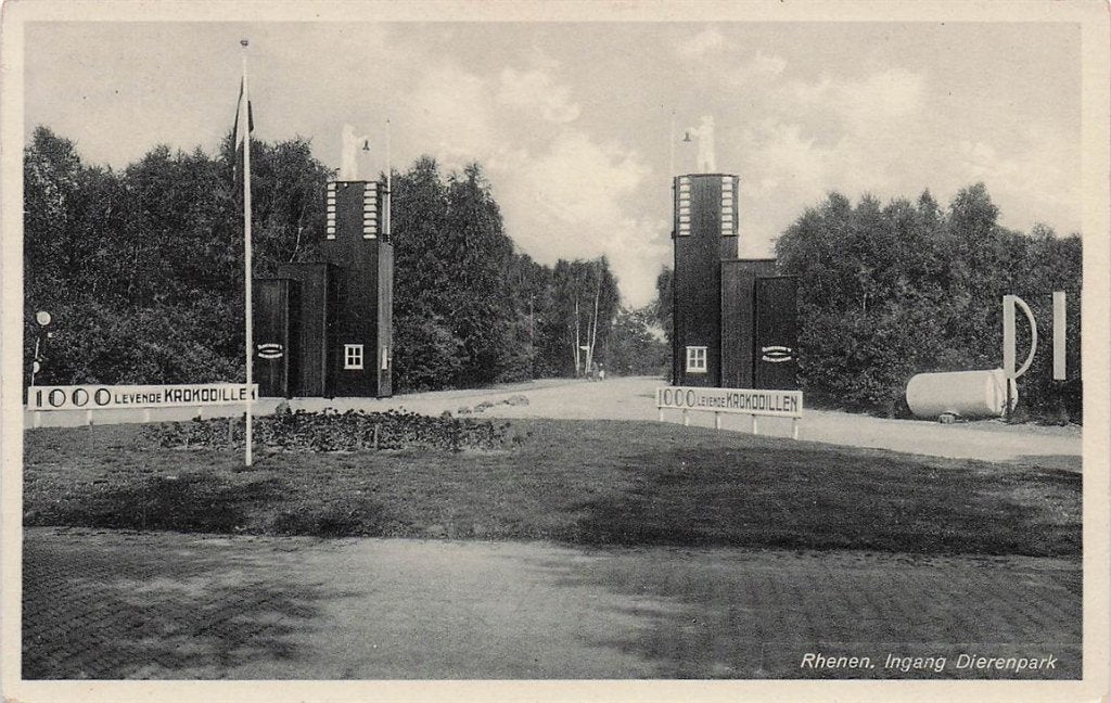 702-169-009 Rhenen Ingang Dierenpark, Verzenden, Voor 1920, Gelderland