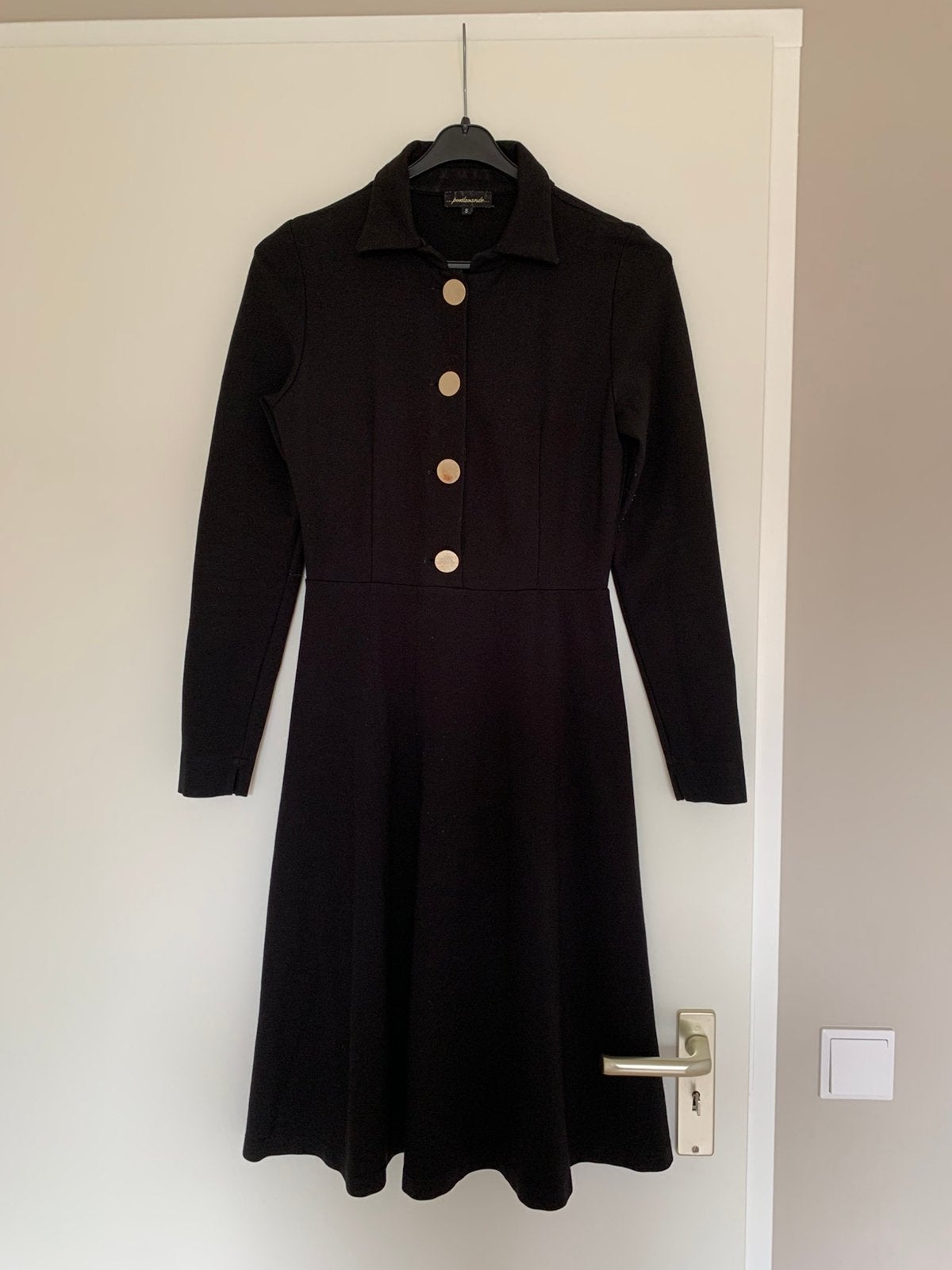 Portlavande jurk zwart maat S, Kleding | Dames, Zwart, Ophalen of Verzenden, Zo goed als nieuw, Knielengte