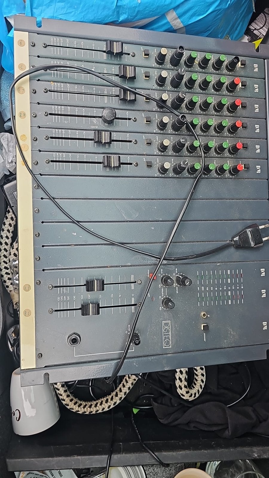 D&R DISTEQ Mengpaneel / Mixer - Gebruikt, Ophalen, Gebruikt, 10 tot 20 kanalen, Microfooningang