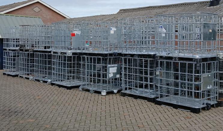 Ibc kratten / ibc kooien, 100 cm of meer, 60 cm of meer, Ophalen of Verzenden, Zo goed als nieuw