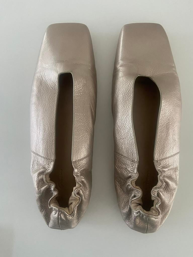 Rick Owens ballerina’s metallic roze, Kleding | Dames, Schoenen, Zo goed als nieuw, Ballerina's, Roze, Verzenden