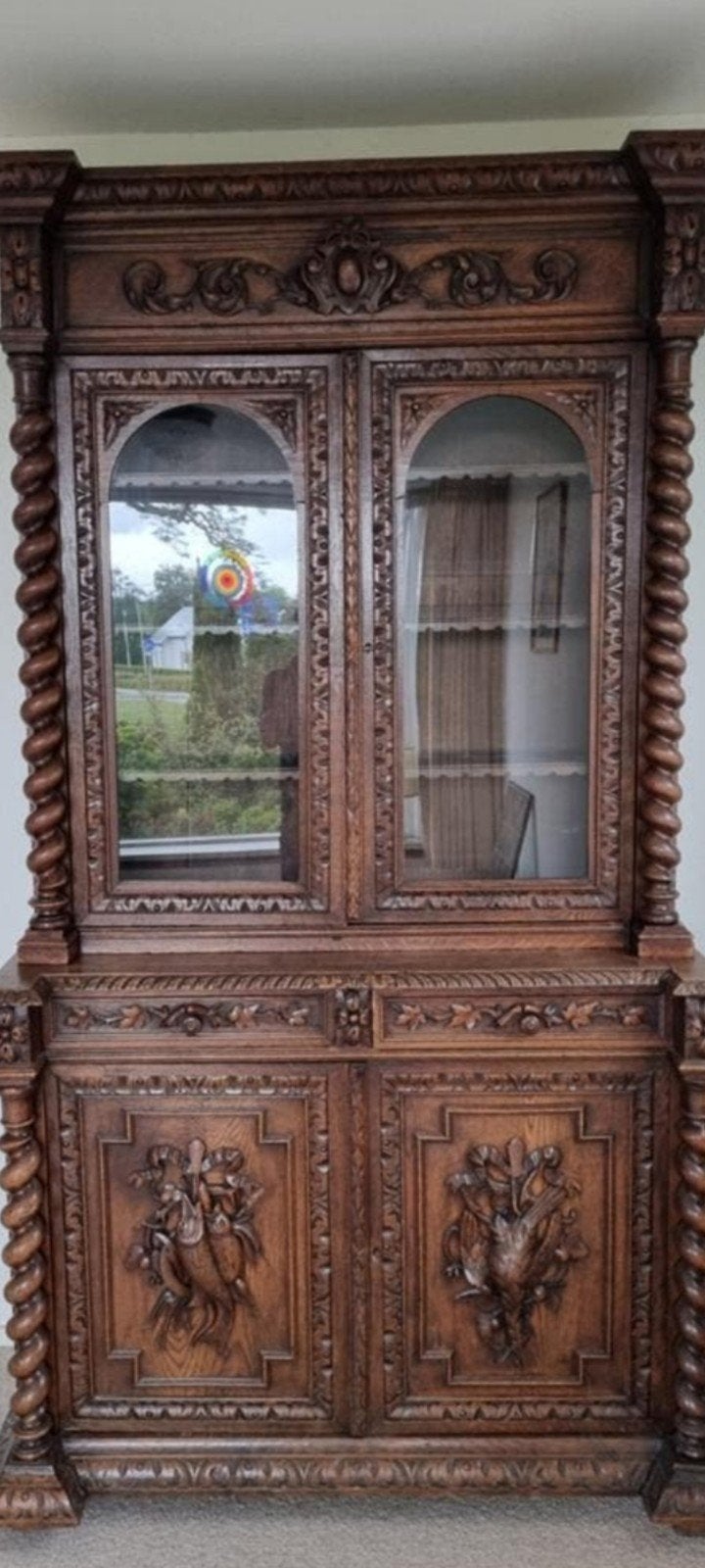 Te koop mooie antieke kast mooie besneden, Ophalen