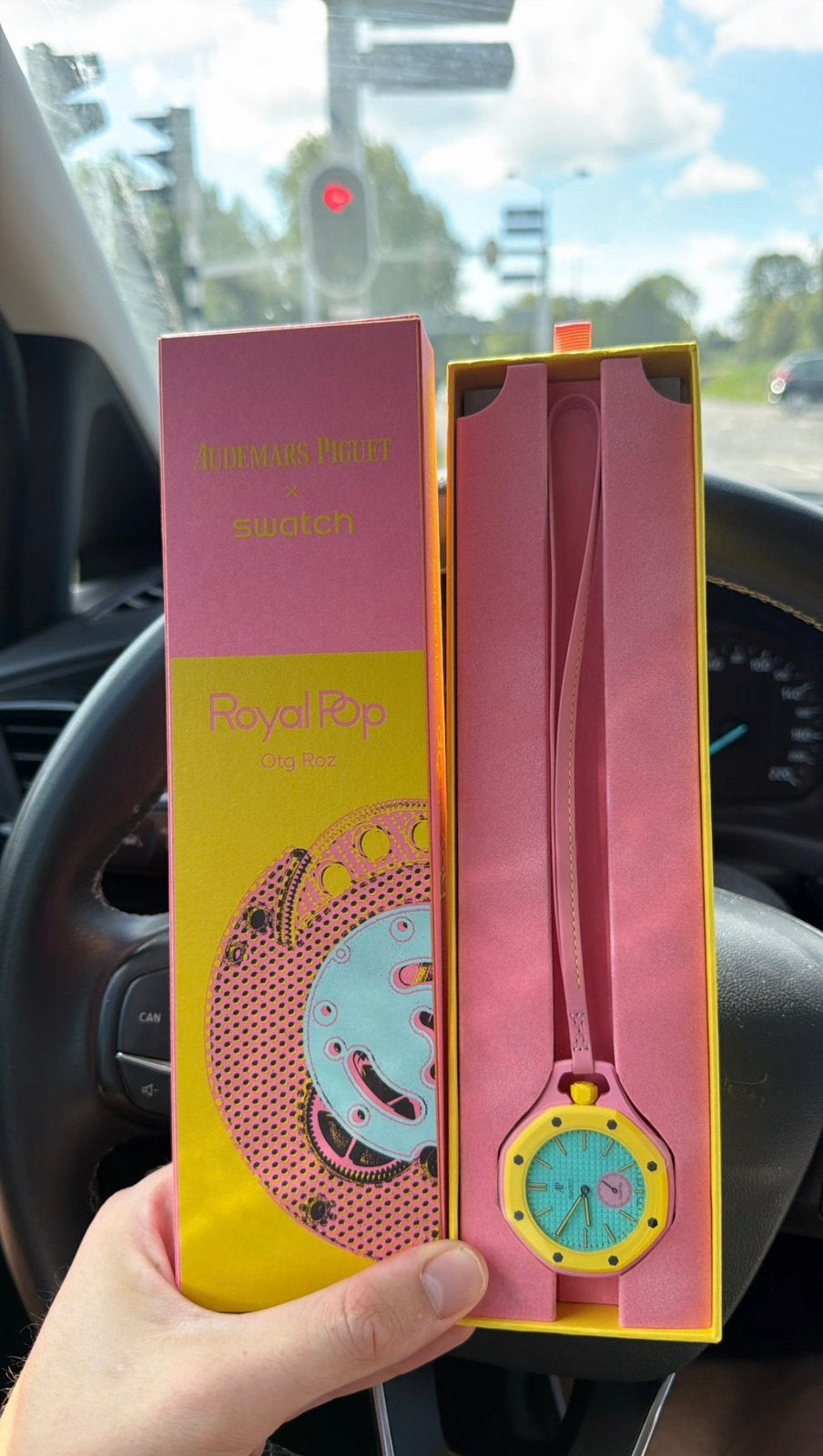 Audemars x Swatch Royal Pop Otg Roz, Verzamelen, Ophalen of Verzenden, Zo goed als nieuw, Knuffel