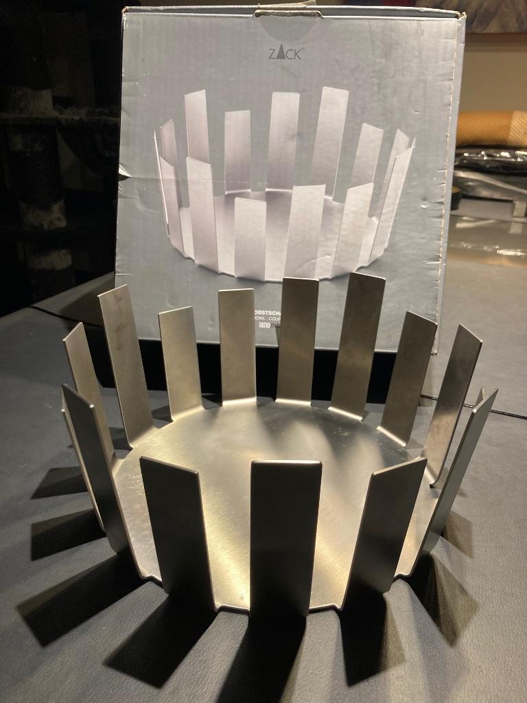 ZACK TOSTO fruitschaal (mat) in doos, Huis en Inrichting, Woonaccessoires | Schalen en Manden, Ophalen of Verzenden, Nieuw, Rond