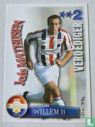 Spelerskaart Willem II - Joris Mathijsen 2003, Verzamelen, Ophalen of Verzenden, Zo goed als nieuw, Willem II, Spelerskaart