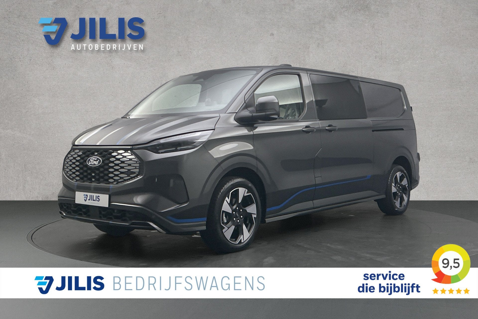 Ford E-Custom 340 L2 Sport | Dubbel cabine | 2x schuifdeur |, Auto's, Automaat, Gebruikt, 71 kWh, 2192 kg