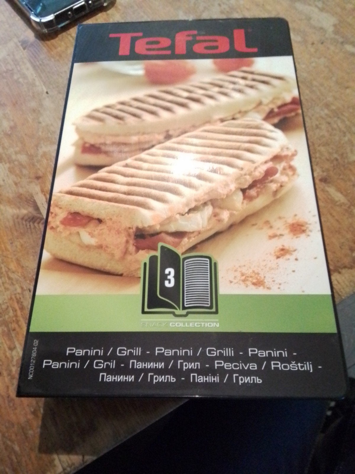 tefal pagina/ grill, Ophalen of Verzenden, Uitneembare platen, Nieuw