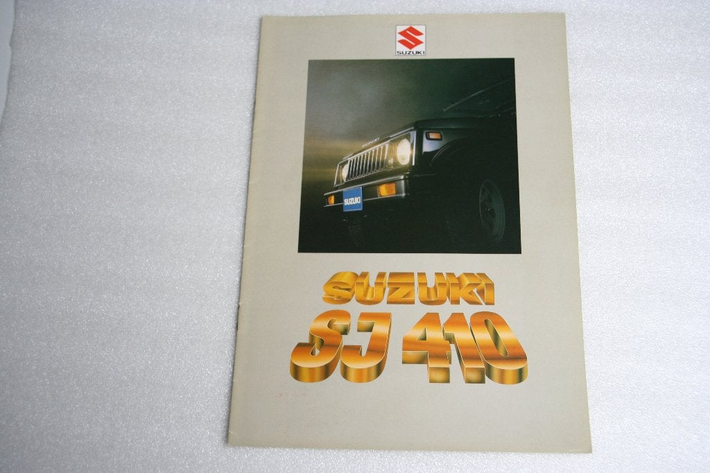 Folder Suzuki SJ 410 (25), Ophalen of Verzenden, Nieuw, Overige merken