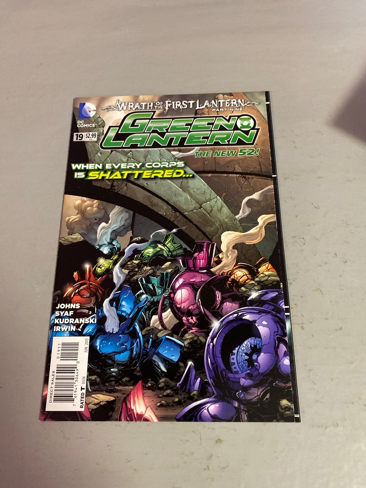 Green Lantern, Vol. 5 #19 - The New 52! DC Comics, Eén comic, Ophalen of Verzenden, Zo goed als nieuw, Amerika