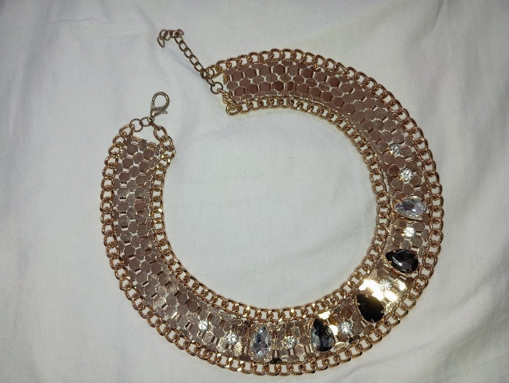 Ketting, Sieraden, Tassen en Uiterlijk, Kettingen, Ophalen of Verzenden, Zo goed als nieuw, Goud, Overige materialen