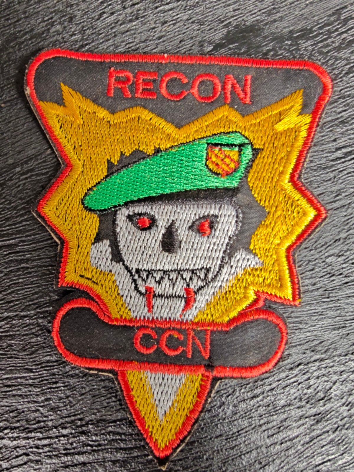 PATCH VIETNAM ERA 5TH SPECIAL FORCES GROUP CCN RECON TEAM, Ophalen of Verzenden, Landmacht, Amerika, Embleem of Badge