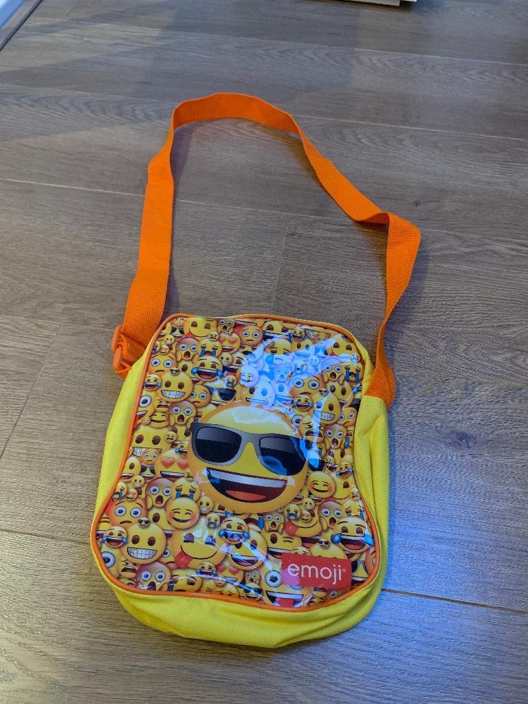 Emoji / Smiley schoudertasje met verstelbare band, Ophalen of Verzenden, Zo goed als nieuw, Emoji