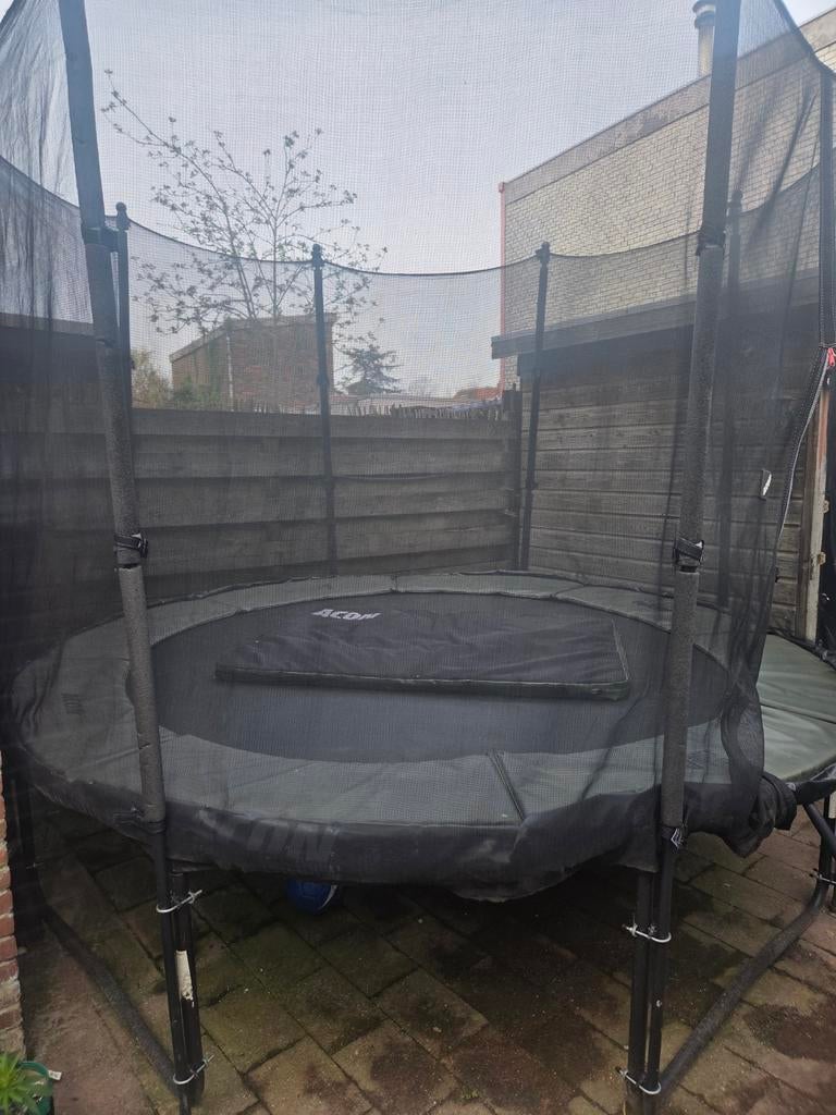 Acon trampoline rond + schuifmatje, Ophalen