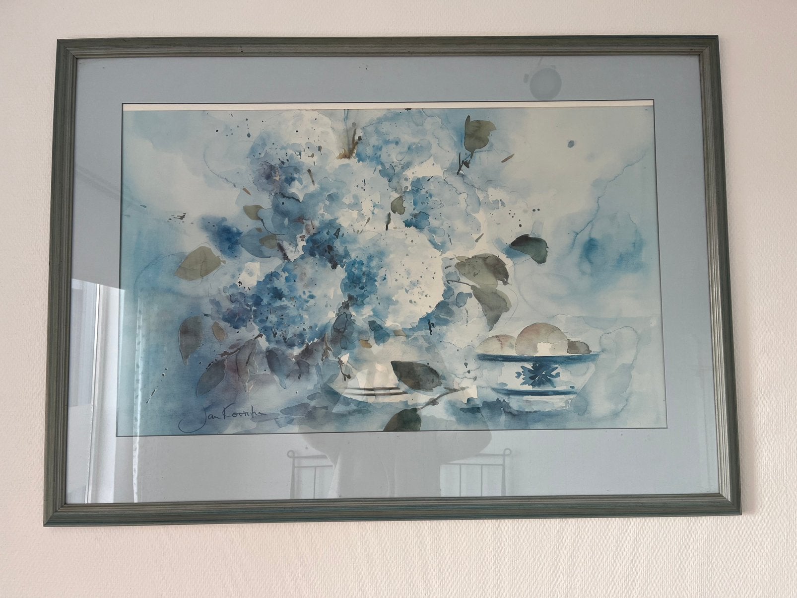 Ingelijste poster 105 x 75 cm, Ophalen