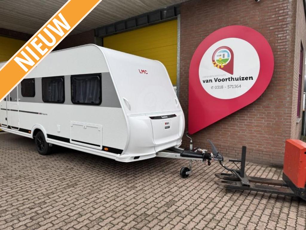 LMC Sassino 470 K, Caravans en Kamperen, Caravans, Standaardzit, Dwarsbed, Bedrijf, 5 tot 6 meter