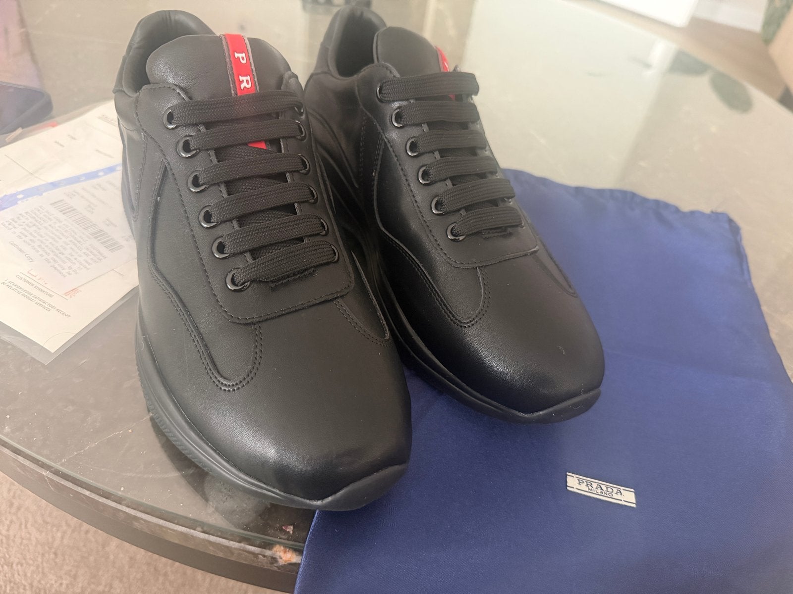 Nieuwe Prada schoenen - Maat 41, Kleding | Heren, Schoenen, Ophalen of Verzenden, Nieuw, Zwart, Sneakers of Gympen