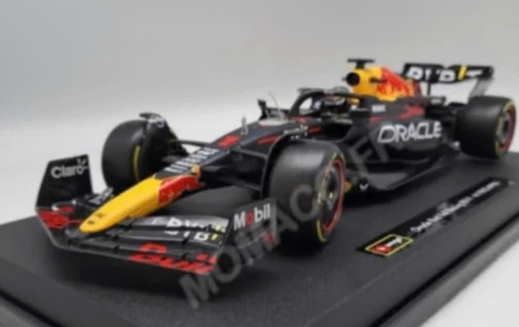 Max Verstappen Oracle Red Bull RB19 2023 1/18 BBurago 18003, Ophalen of Verzenden, Nieuw, Auto, Bburago
