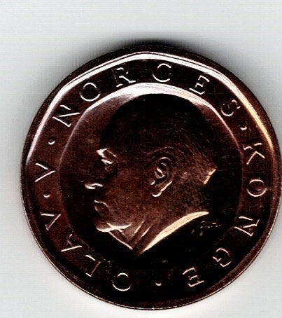23-1707 Noorwegen 10 krone 1985, Verzenden, Overige landen, Losse munt