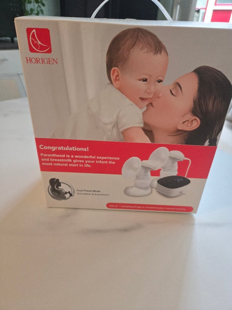 Horigen 3D Pumping Dubbele Borstkolf  en Medela Sympony, Gebruikt, Inclusief tas, Borstkolf, Ophalen of Verzenden