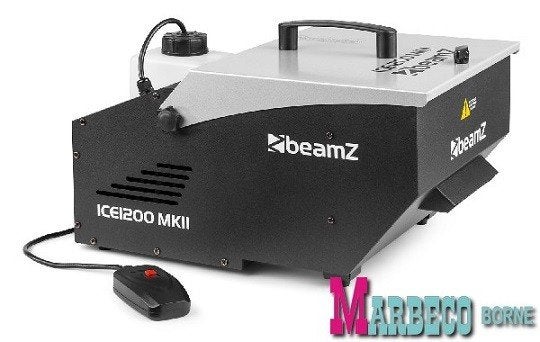 Rookmachine ijsgekoeld, Smoke machine ICE afstandsbediening, Rookmachine, Nieuw, Info@marbeco.nl, BeamZ