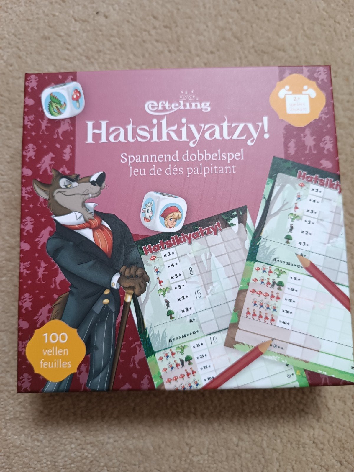 Efteling Hatsikiyatzy! Spannend dobbelspel Nieuw, Een of twee spelers, Ophalen of Verzenden, Nieuw, Efteling