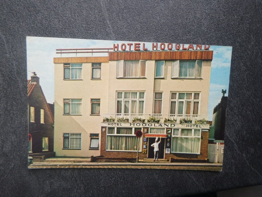 Zandvoort, hotel Hoogland, Verzenden, 1980 tot heden, Ongelopen, Noord-Holland