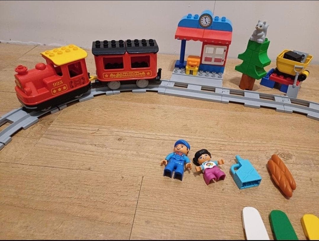 Duplo trein 10874, Ophalen, Compleet, Zo goed als nieuw, Duplo