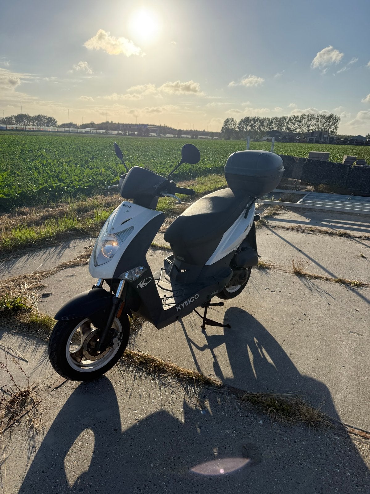 Kymco Agility 50 brommer, Gebruikt, Maximaal 45 km/u, Ophalen of Verzenden, 50 cc