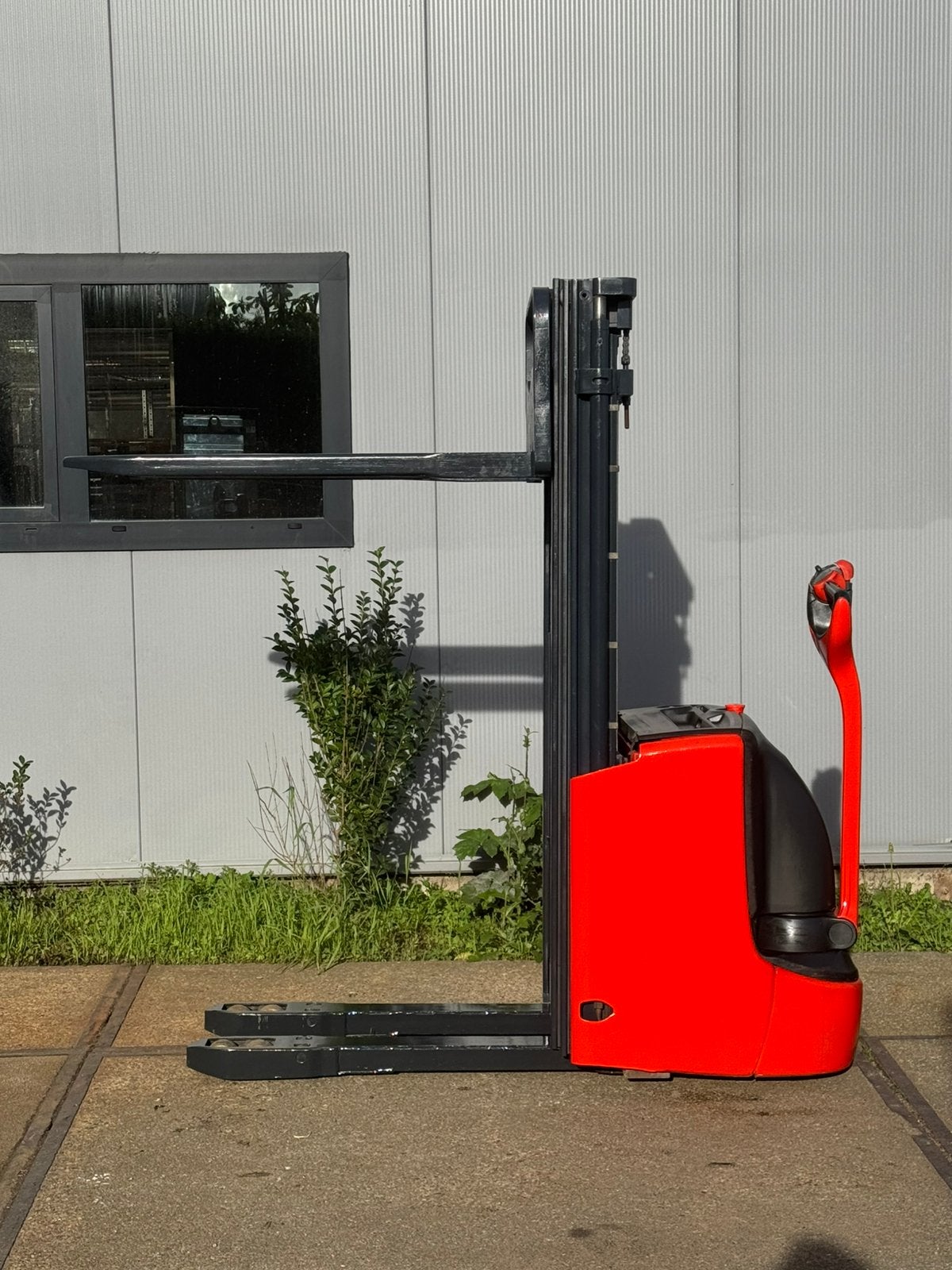 Linde L12 elektrische palletwagen stapelaar 4,4 meter hoog, Ophalen, Gebruikt