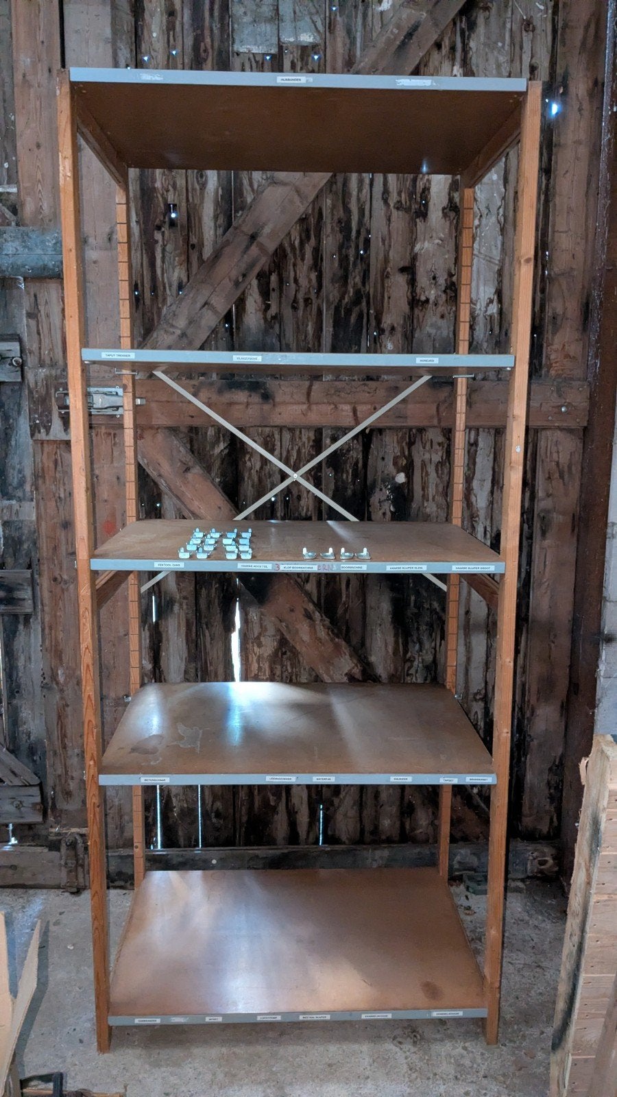 Bruynzeel stelling / stellingkast 304L X 70d X 242H, Ophalen, Gebruikt