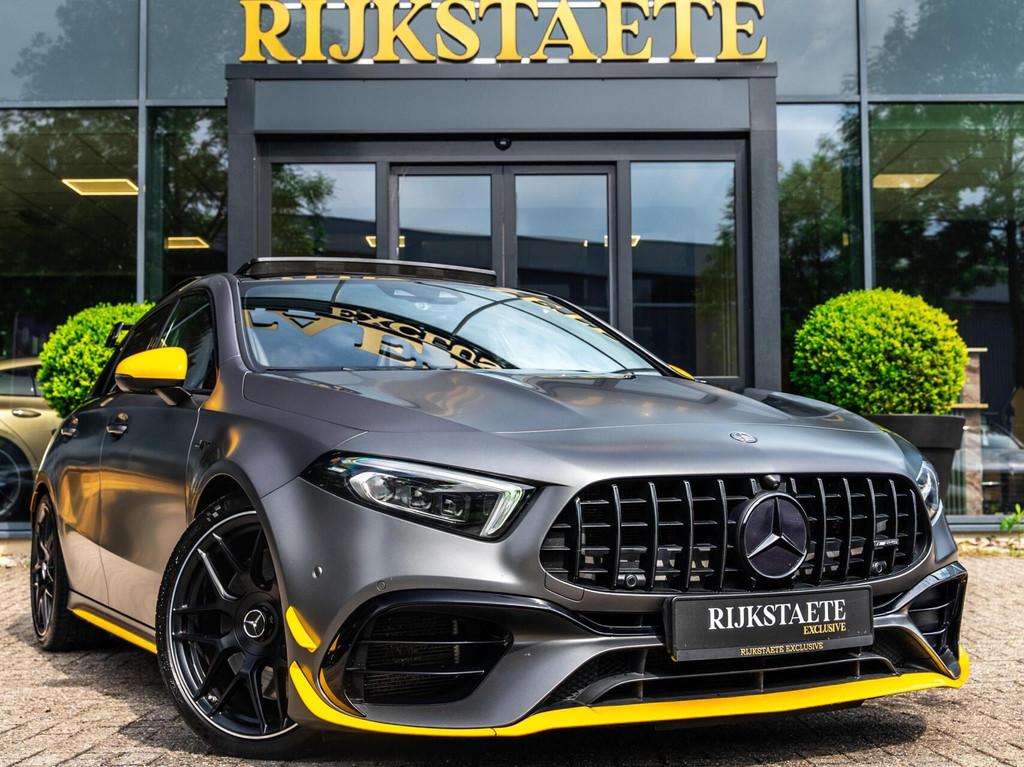 Mercedes A-klasse AMG A45 S 4MATIC+ Edition 1|PANO|BURMESTER, Auto's, Mercedes-Benz, Automaat, Gebruikt, 4 cilinders, 1535 kg