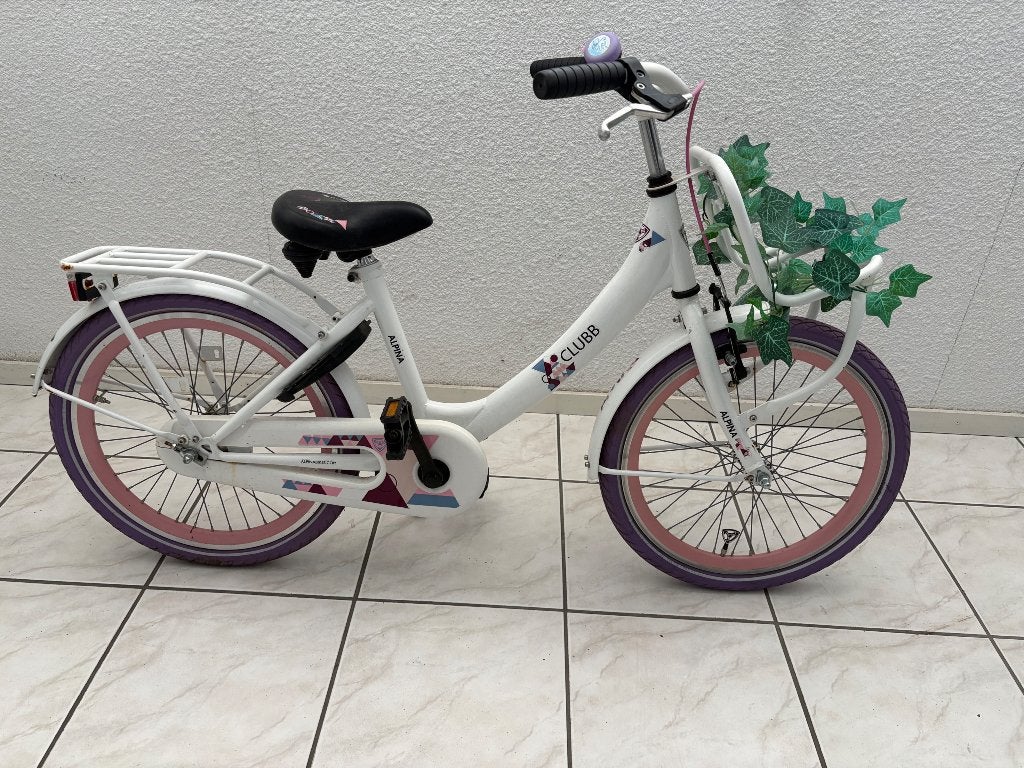 Meisjesfiets 20 inch, Fietsen en Brommers, Fietsen | Kinderfietsjes, Ophalen, Gebruikt, ALPINA, Terugtraprem