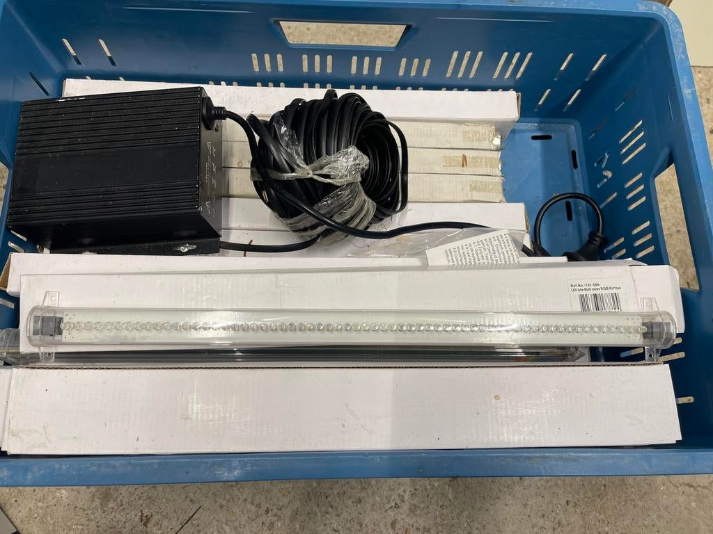 16 Skytec RGB LED TUBES met controller, Muziek en Instrumenten, Licht en Laser, Ophalen, Nieuw, Licht