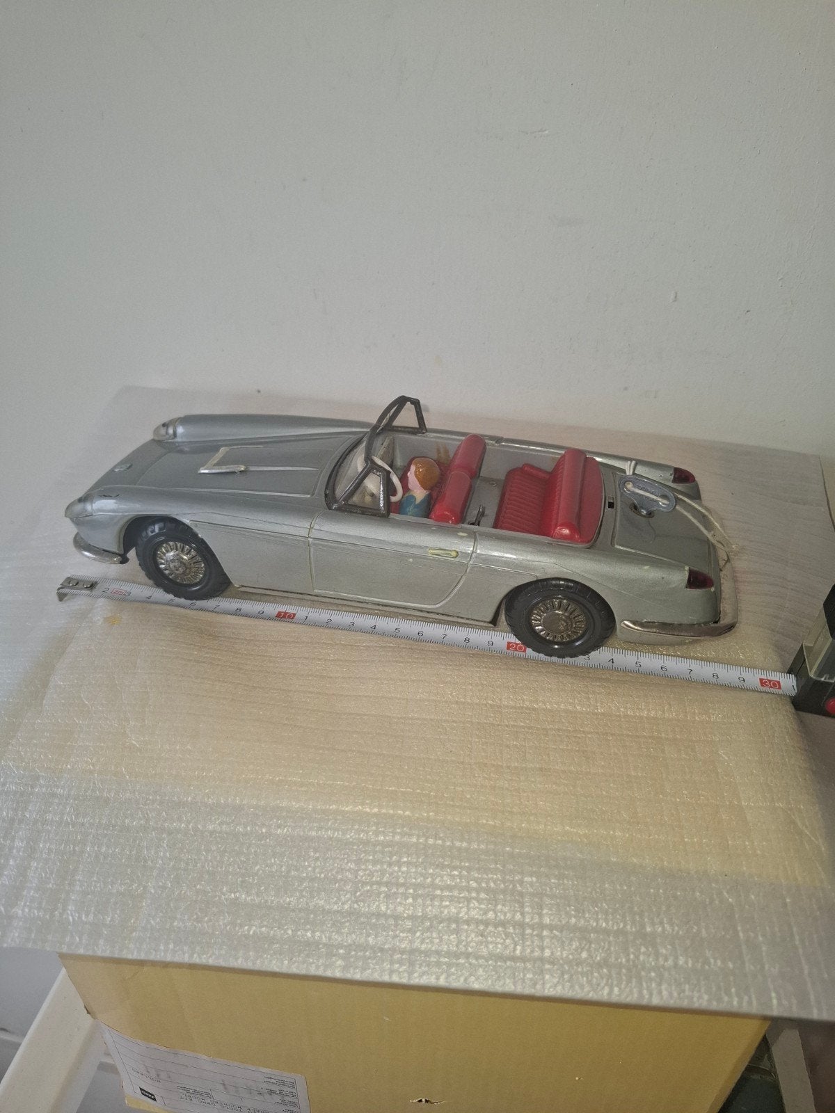 Vintage Mont Blanc Ferrari met sleutel en opwinden werkt zie, Ophalen of Verzenden