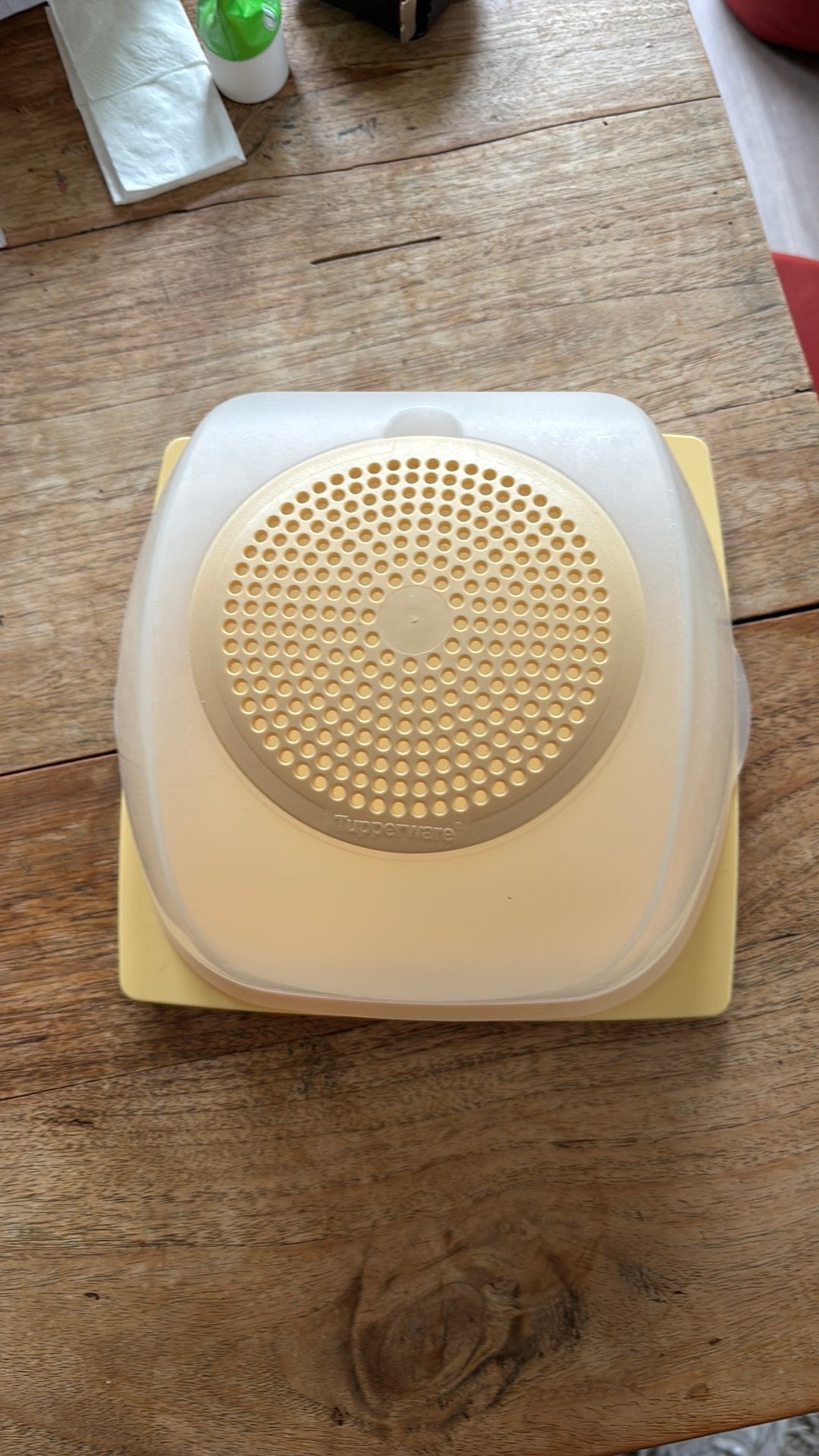 Kaasdoos Tupperware, Ophalen of Verzenden, Zo goed als nieuw, Geel, Overige typen