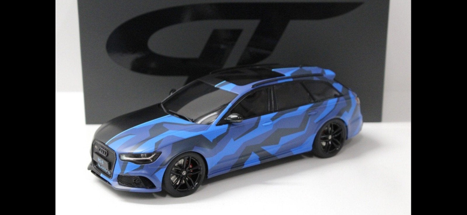 Audi RS6 blue camo GT Spirit GT799, Ophalen, Nieuw, Auto, Overige merken