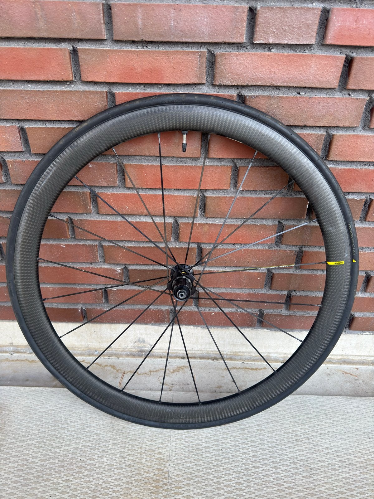 Defect Mavic Cosmic Pro Carbon UST achterwiel, Ophalen, Gebruikt