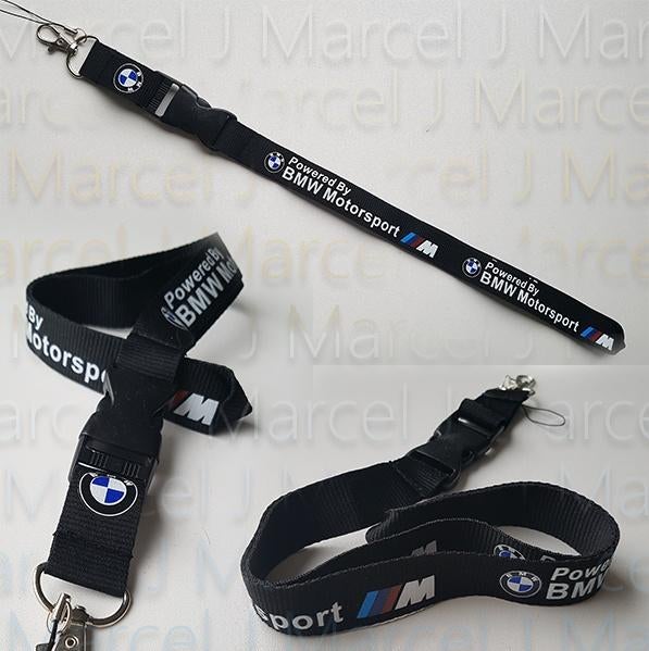 bmw m motorsport nekkoord / keycord, Verzamelen, Sleutelhangers, Nieuw, Merk, Ophalen