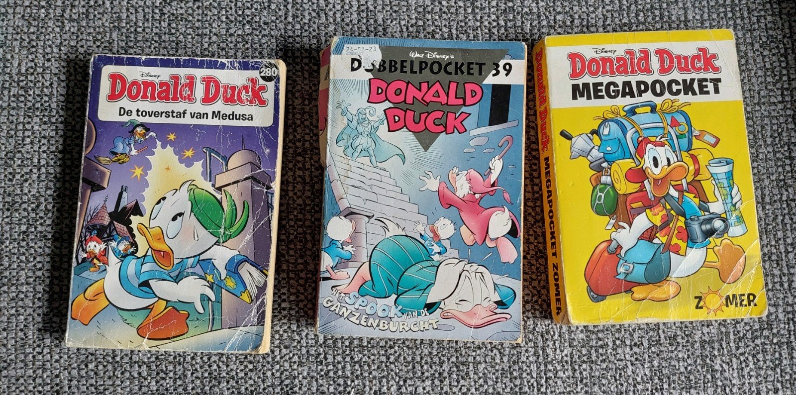 3 Donald Duck pockets, Meerdere comics, Ophalen of Verzenden, Zo goed als nieuw, Europa