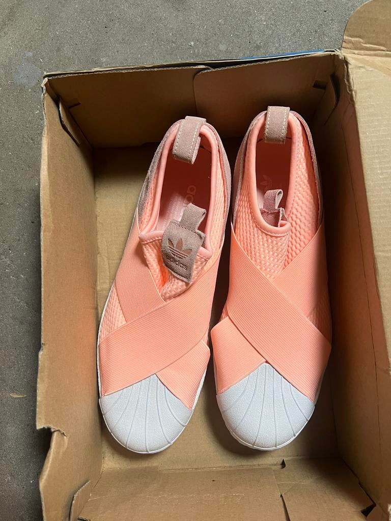 Adidas Superstar Slip-On Roze Sneakers Maat 40 2-3, Ophalen of Verzenden, Roze, Sneakers of Gympen, Zo goed als nieuw