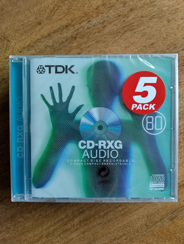 TDK CD-RXG AUDIO 80 Min * Geschikt Voor Audio CD Recorders *, Ophalen of Verzenden, Nieuw, Cd, TDK