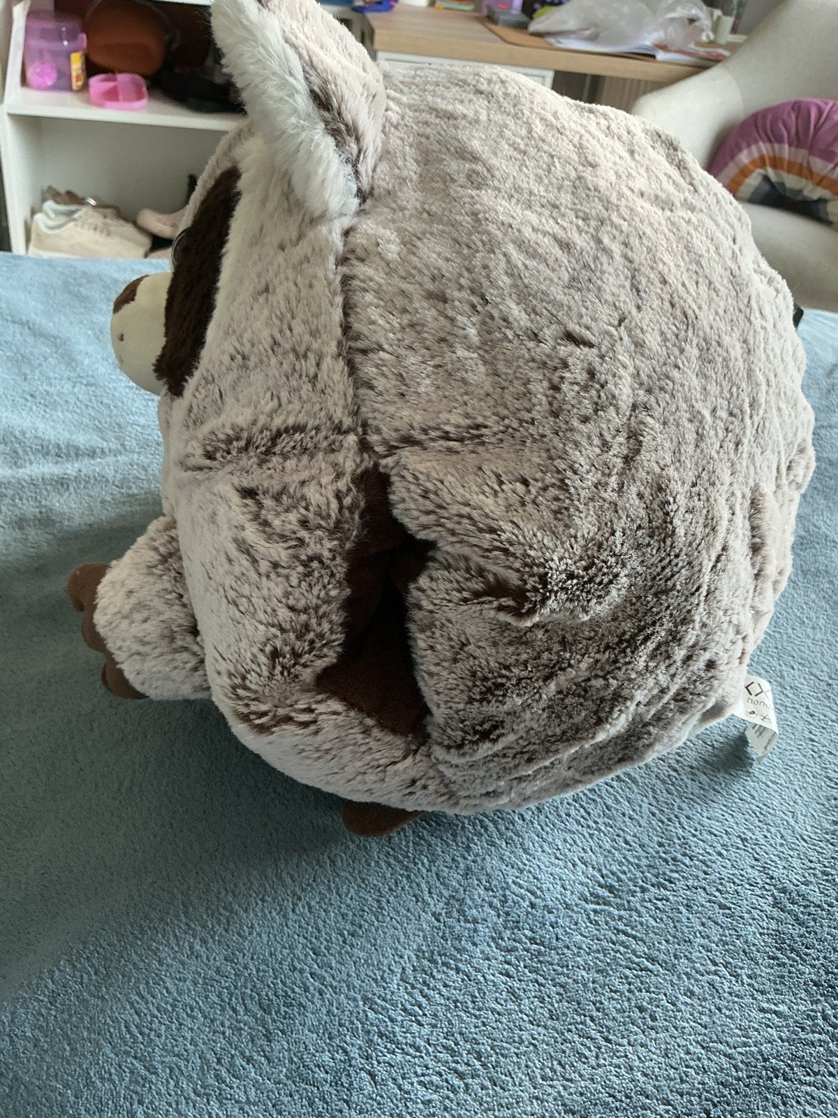 Schattige Wasbeer Handwarmer Knuffel, Overige merken, Overige karakters, Overige typen, Grijs