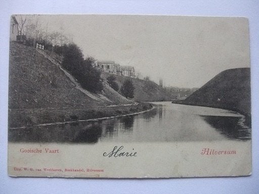 P296 Hilversum - Gooische Vaart - 1901, Verzenden, Voor 1920, Gelopen, Noord-Holland